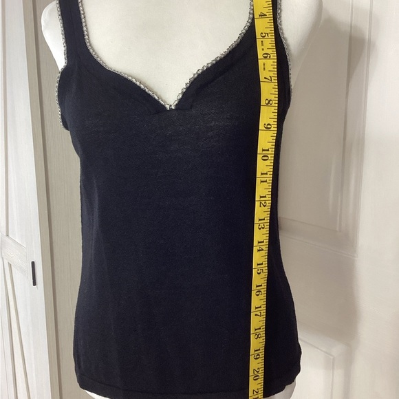 Sigrid Olsen Black Fitted Sleeveless Camisole Sz M - Picture 5 of 10